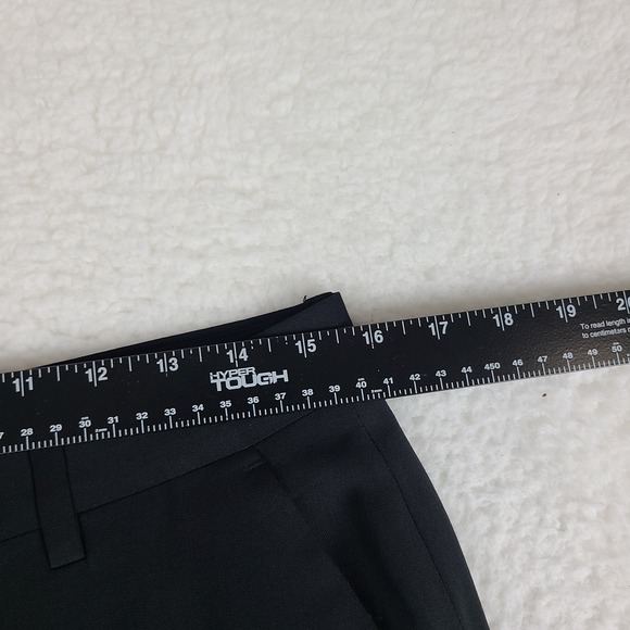 Banana Republic Pants Mens 31x30 Black Tailored Slim Fit Lanificio Wool * - Picture 4 of 14